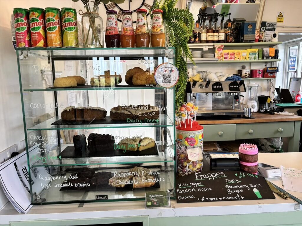 Holne Tearoom in Dartmoor village for walkers